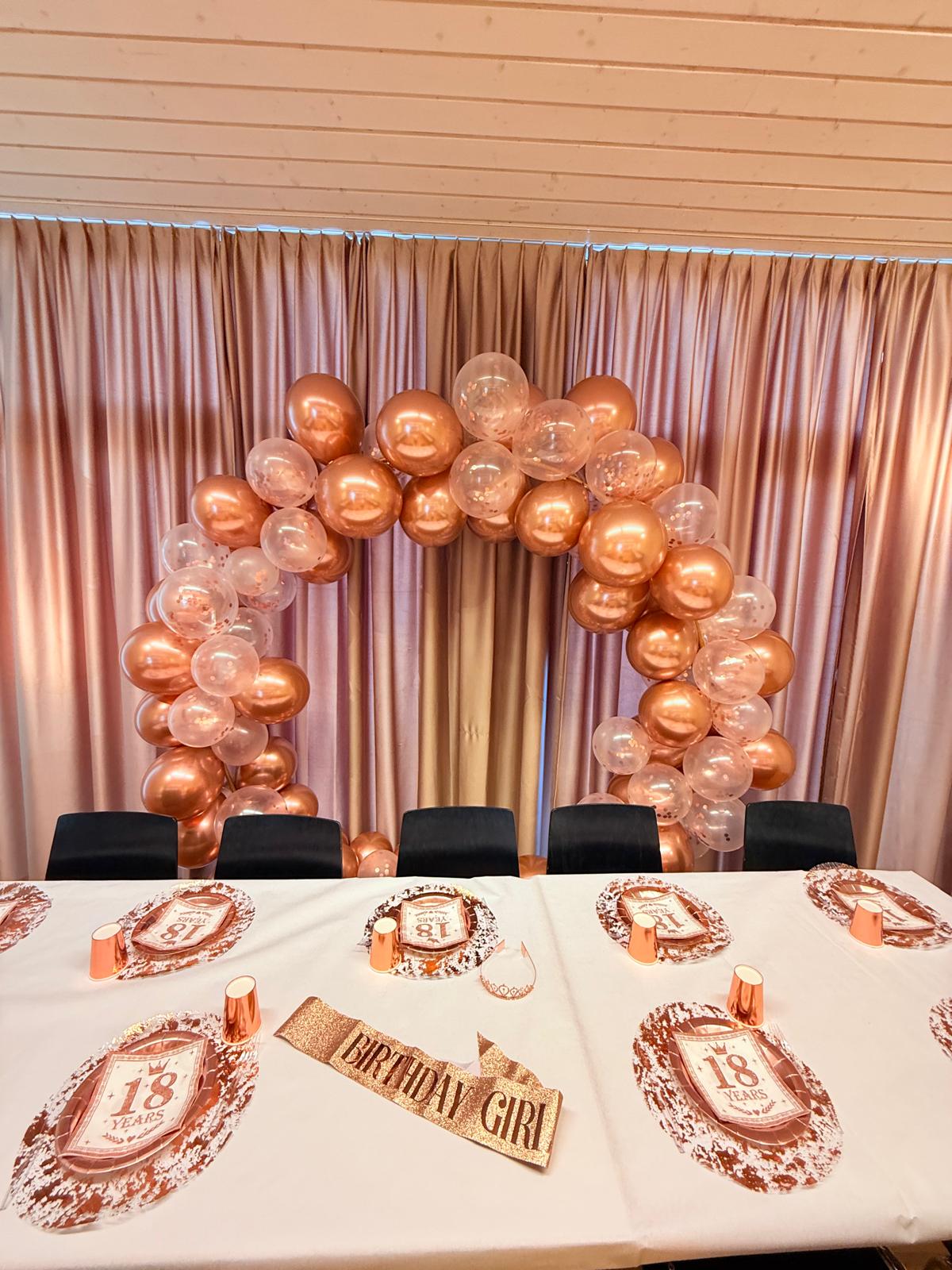 Galeriebereich für Torten, Ballonbögen, Hochzeiten und Baby Showers