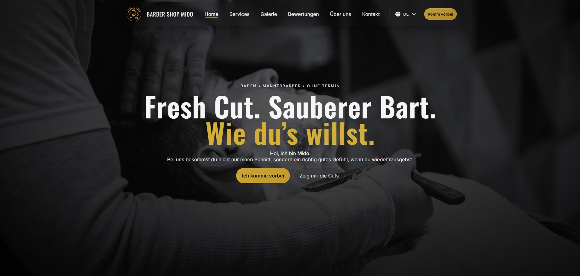 Homepage Hero Section